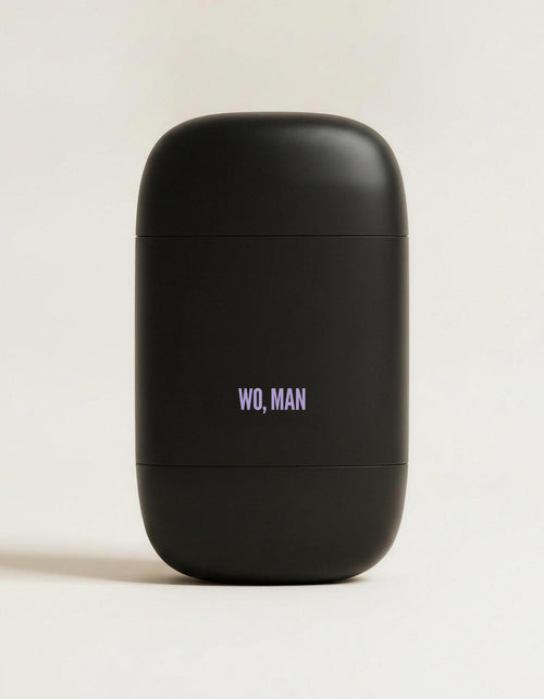 Michella refillable deodorant case, matte black