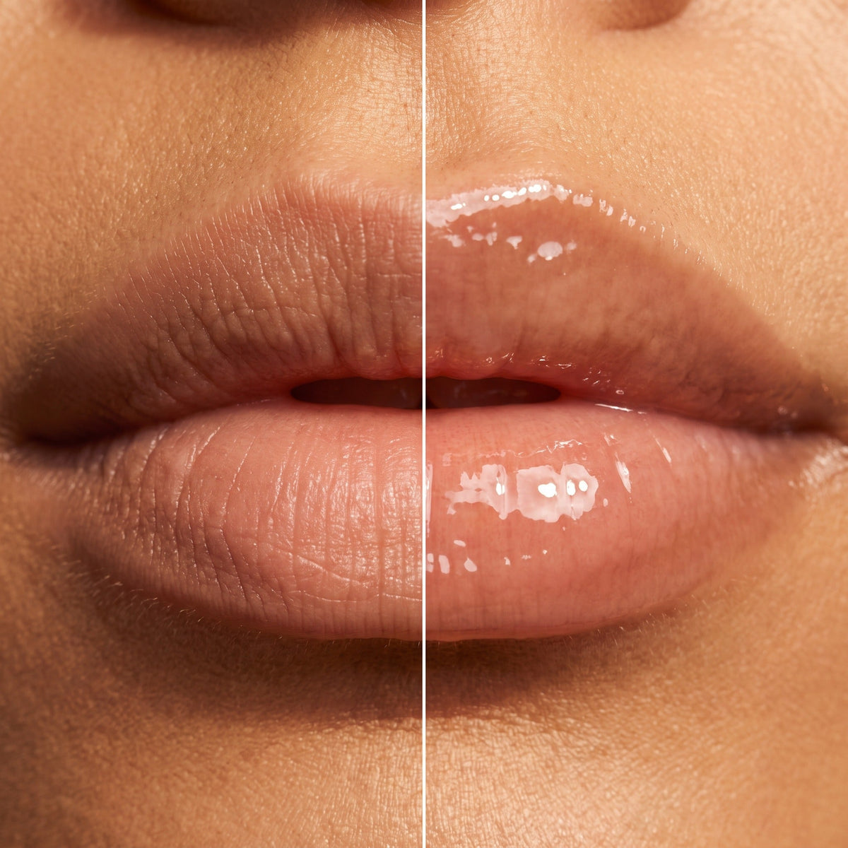 Bare lip on the left, Bare Glaze on the right