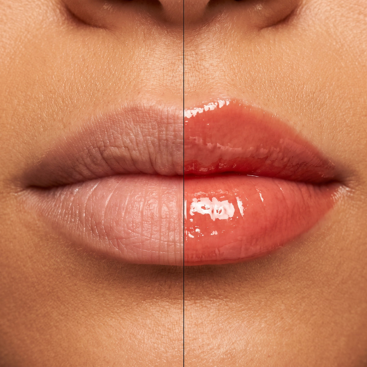 Bare lip on the left, Golden Hour on the right